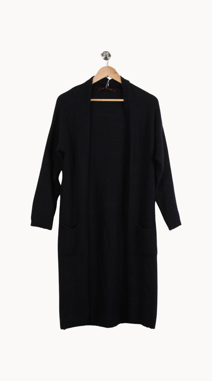Long Gilet Bleu - Taille XS/34 de la marque La Fée Maraboutée | PARAD63442 - Vendu par Paradigme - Image 2