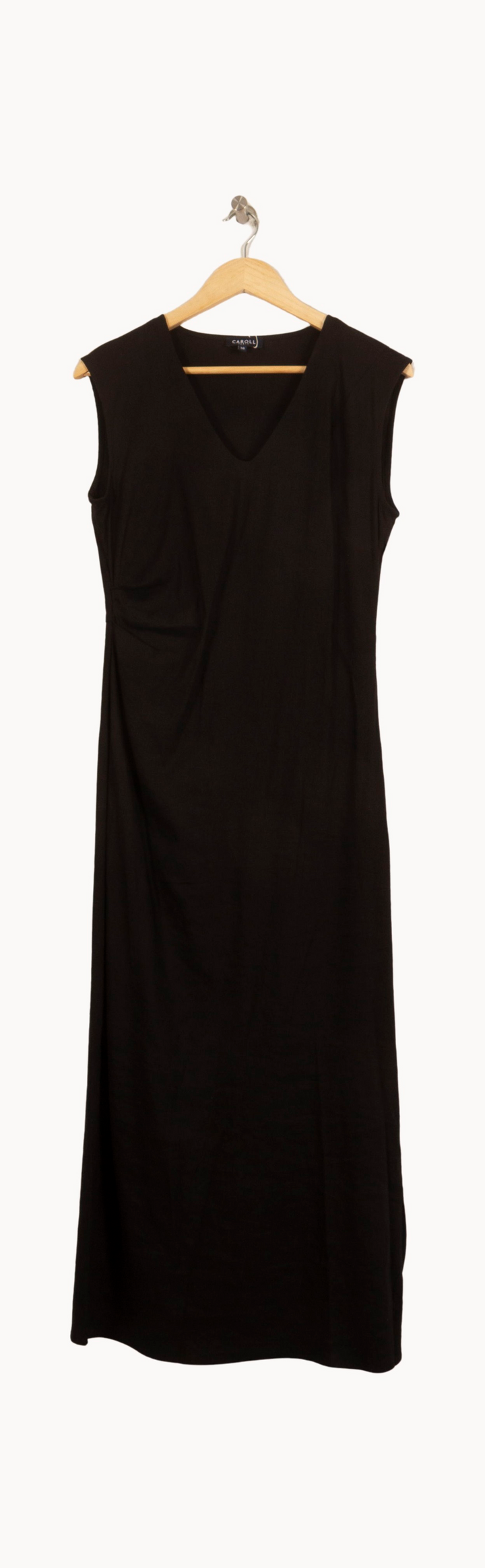 Robe Longue Noire - Taille M/38 de la marque Caroll | PARAD63453 - Vendu par Paradigme - Image 2