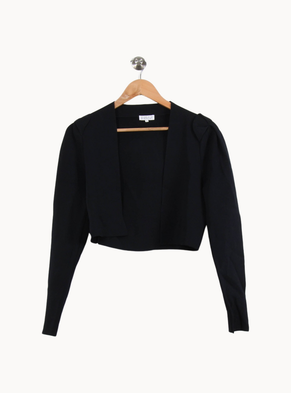 Boléro Bleu - Taille S/36 de la marque Claudie Pierlot | PARAD50780 - Vendu par Paradigme - Image 2