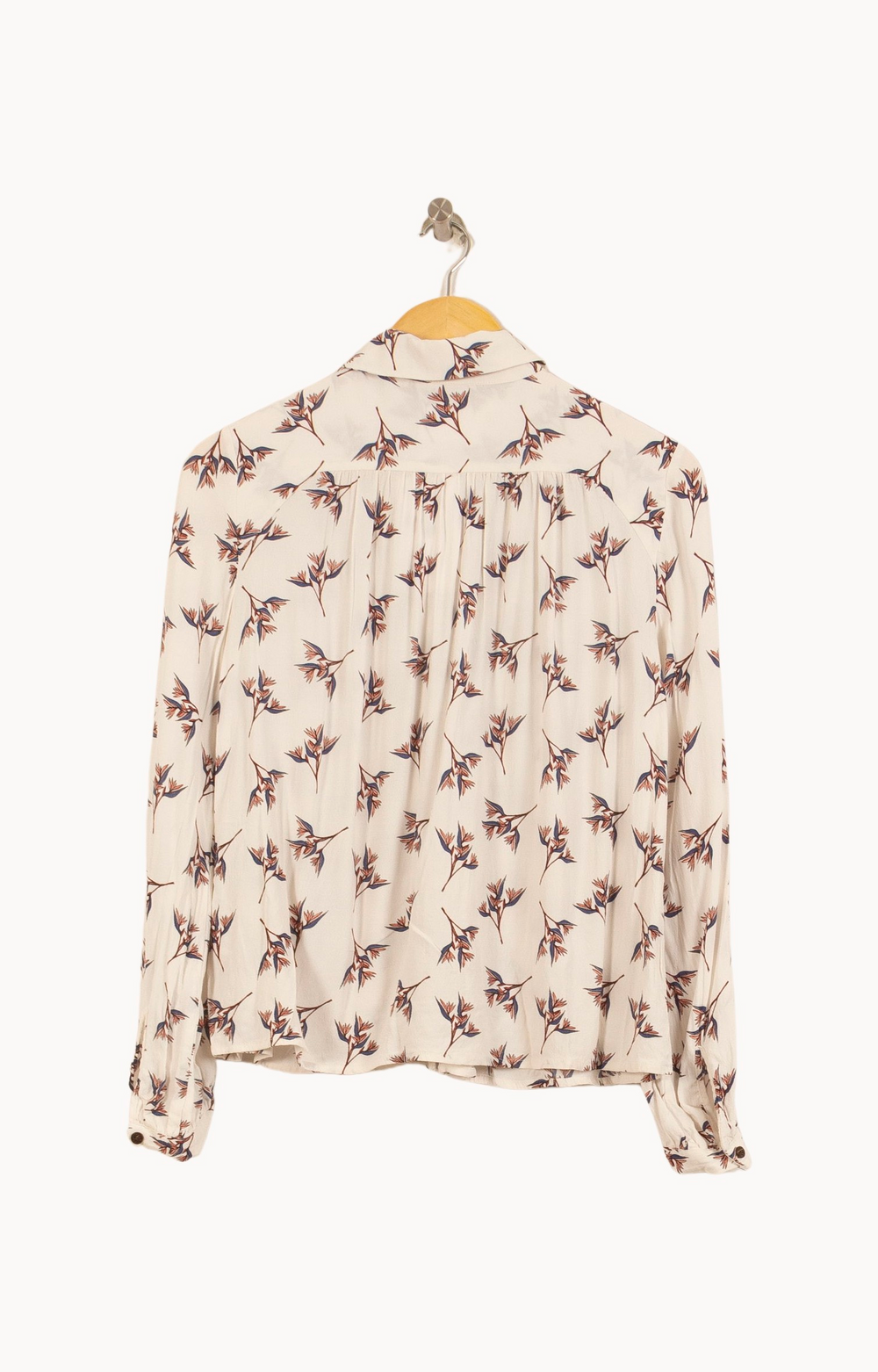 Blouse Blanche à Motifs - Taille XS/34 de la marque ba&sh | PARAD64125 - Vendu par Paradigme - Image 4