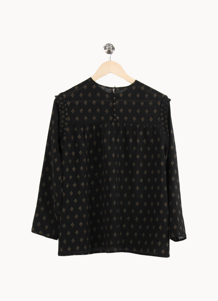 Blouse Noire - Taille M/38 de la marque Sessùn | RVLI1118 - Vendu par Paradigme - Image 4