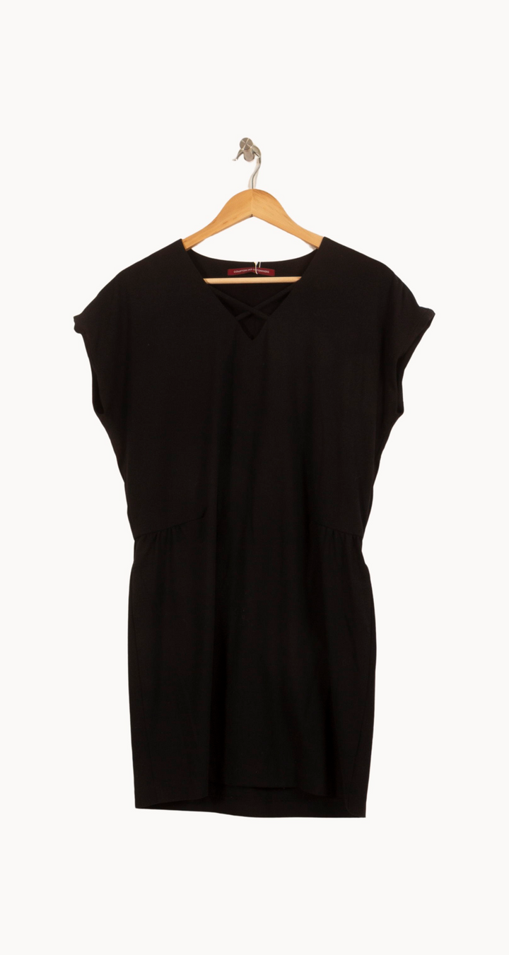 Robe Courte Noire - Taille M/38 de la marque Comptoir des Cotonniers | PARAD65032 - Vendu par Paradigme - Image 2