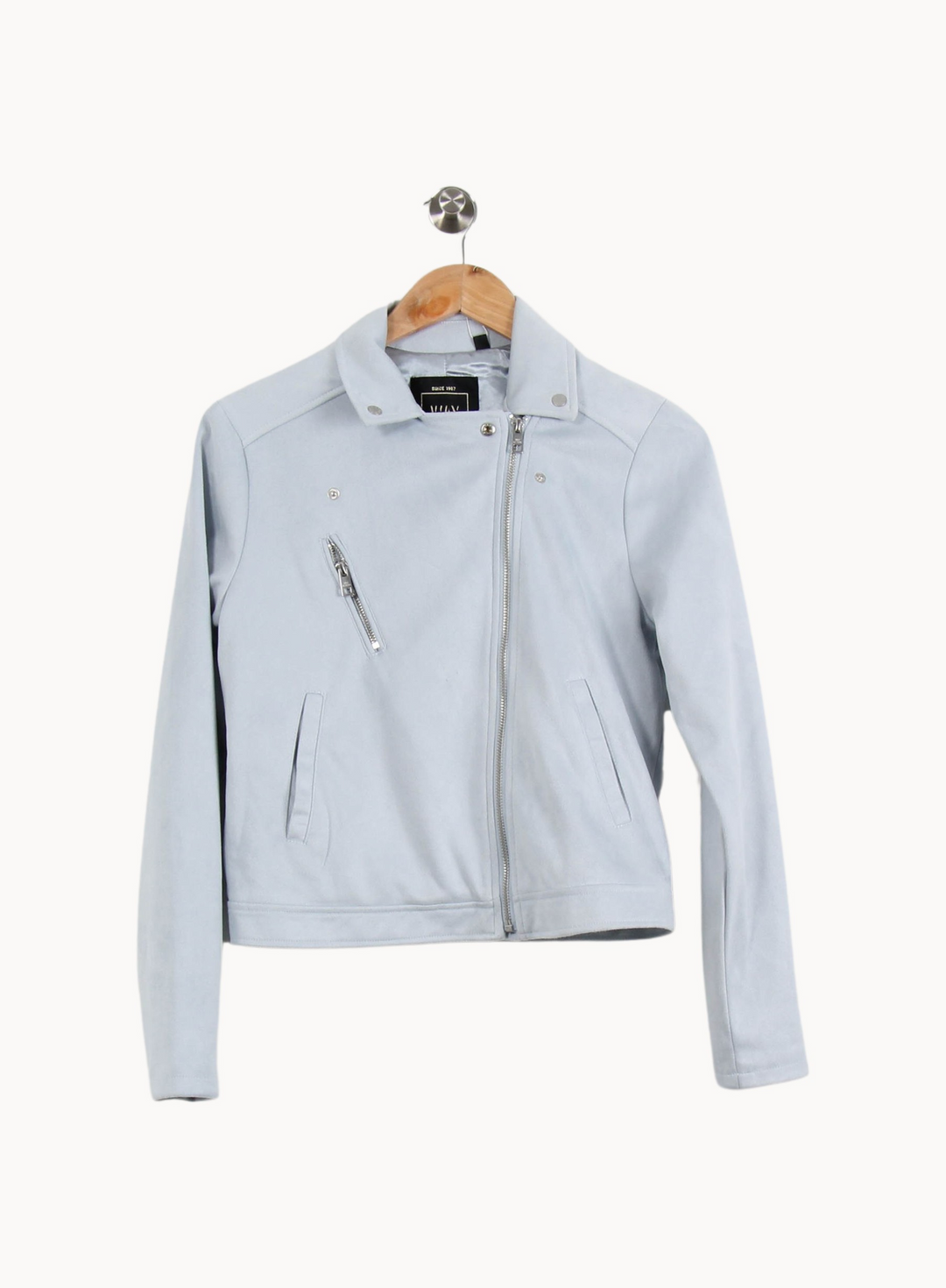 Veste Motard Bleue - Taille M/38 de la marque IKKS | PARAD66887 - Vendu par Paradigme - Image 2