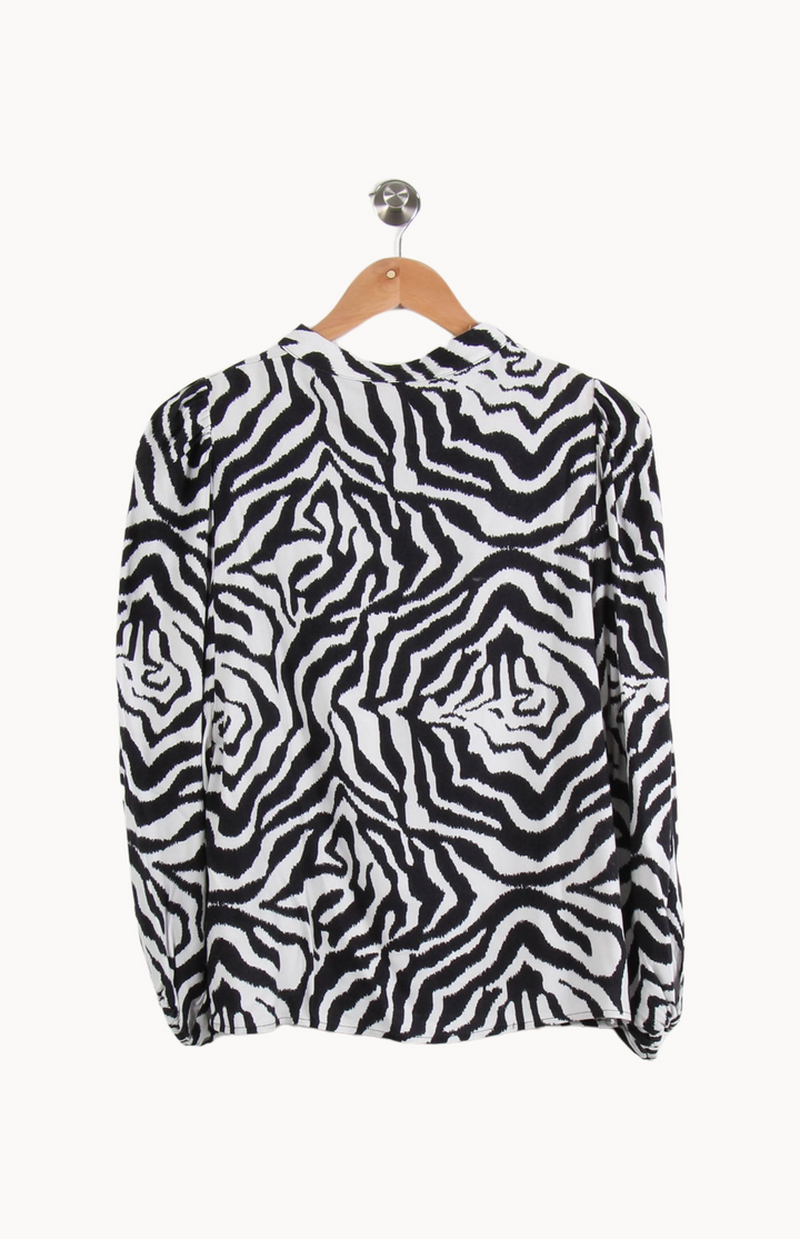 Chemise Blanche et Noire - Taille S/36 de la marque Imprevu | PARAD66952 - Vendu par Paradigme - Image 2