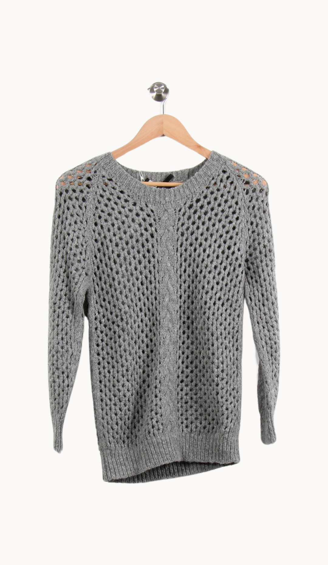 Pull ajouré gris - Taille S/36 de la marque Isabel Marant étoile | PARAD63031 - Vendu par Paradigme - Image 2
