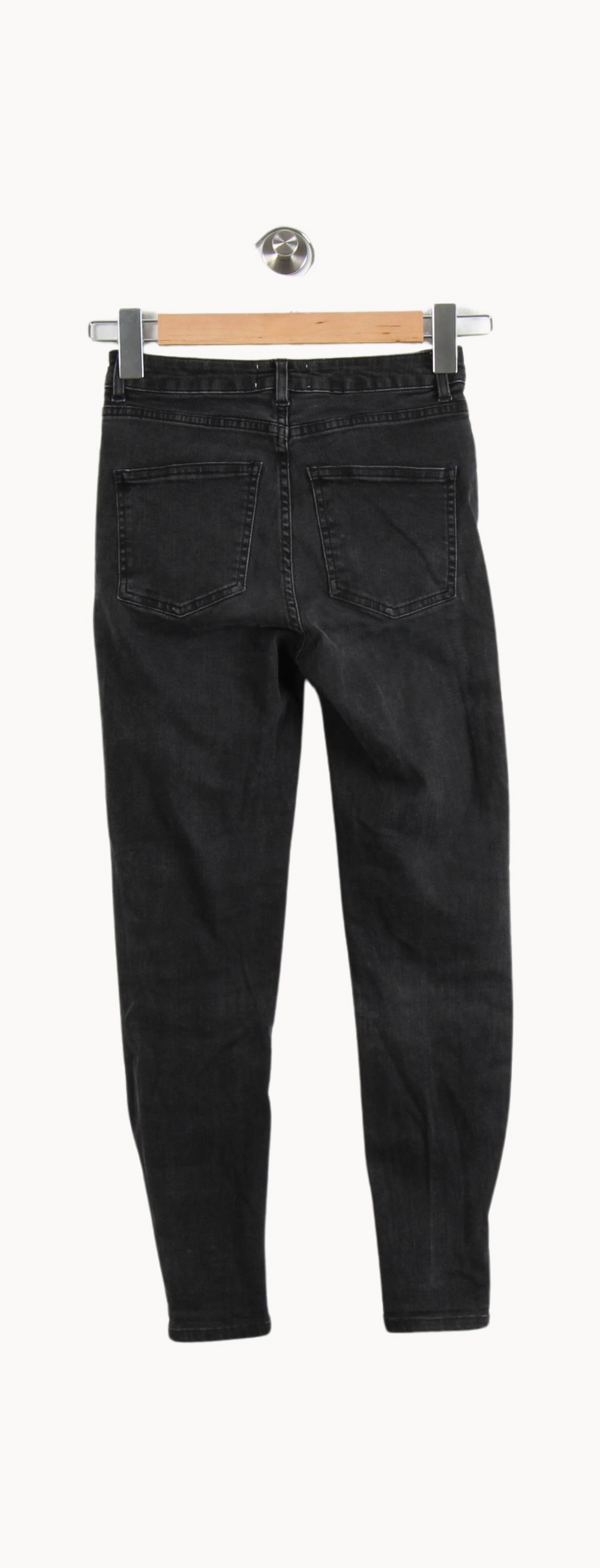 Jean Slim Noir - Taille M/38 de la marque Acne Studios | PARAD66607 - Vendu par Paradigme - Image 4