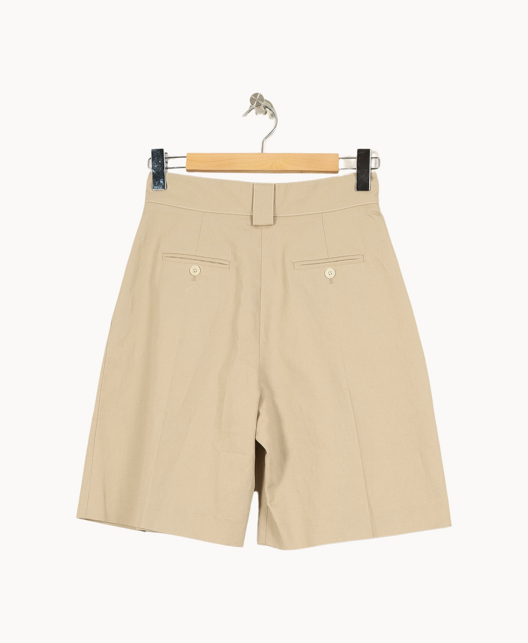Bermuda Beige - Taille S/36 de la marque Ines de la Fressange Paris | PARAD69032 - Vendu par Paradigme - Image 4
