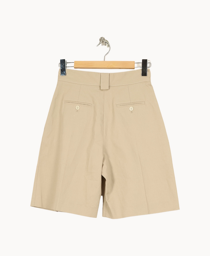 Bermuda Beige - Taille S/36 de la marque Ines de la Fressange Paris | PARAD69032 - Vendu par Paradigme - Image 4