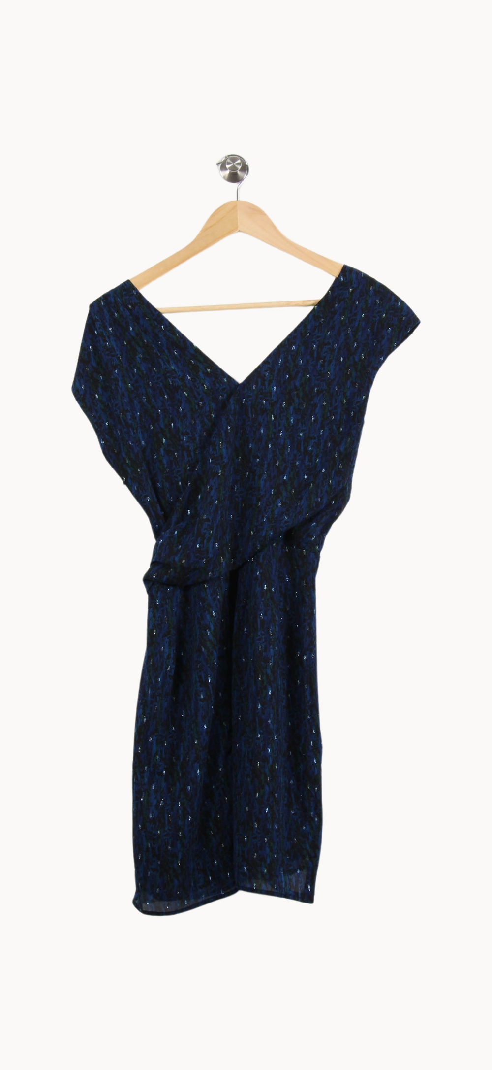Robe Portefeuille Bleue - Taille XS/34 de la marque IKKS | PARAD67883 - Vendu par Paradigme - Image 2