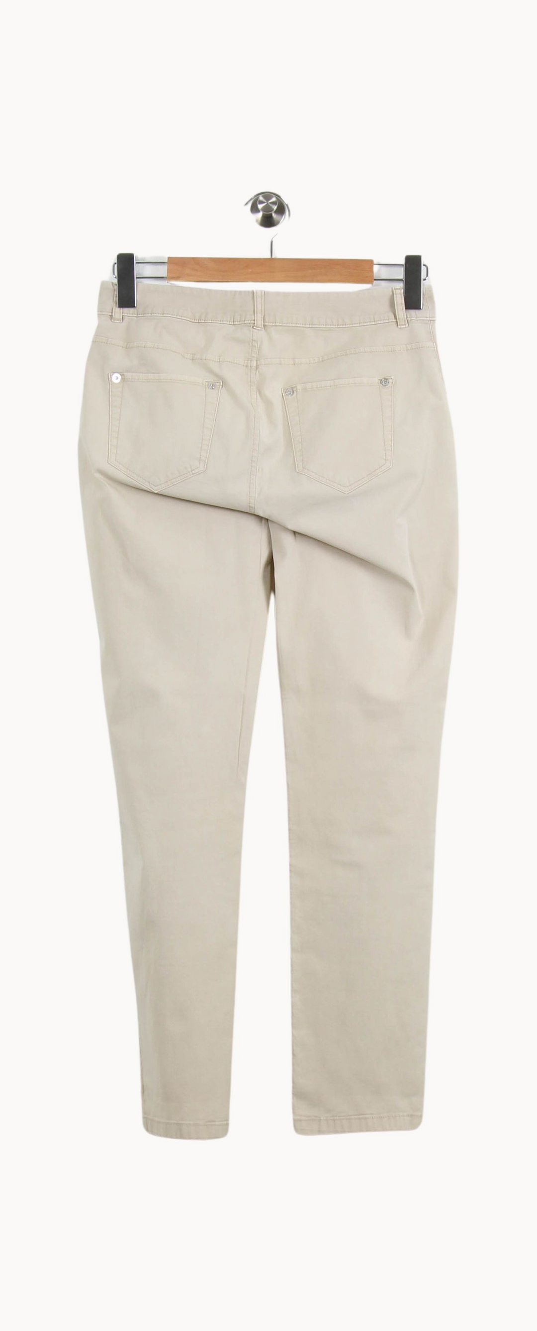 Pantalon Chino Blanc - Taille S/36 de la marque Maison 123 | PARAD61493 - Vendu par Paradigme - Image 4