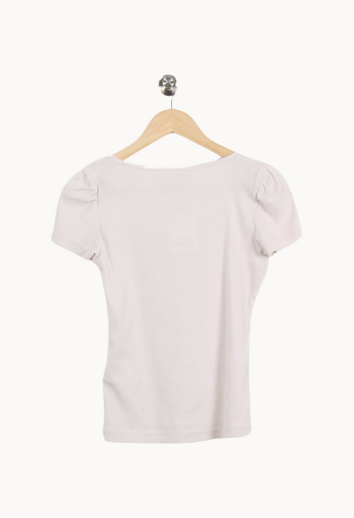 T-shirt Blanc - Taille L/40 de la marque ba&sh | PARAD46287 - Vendu par Paradigme - Image 4