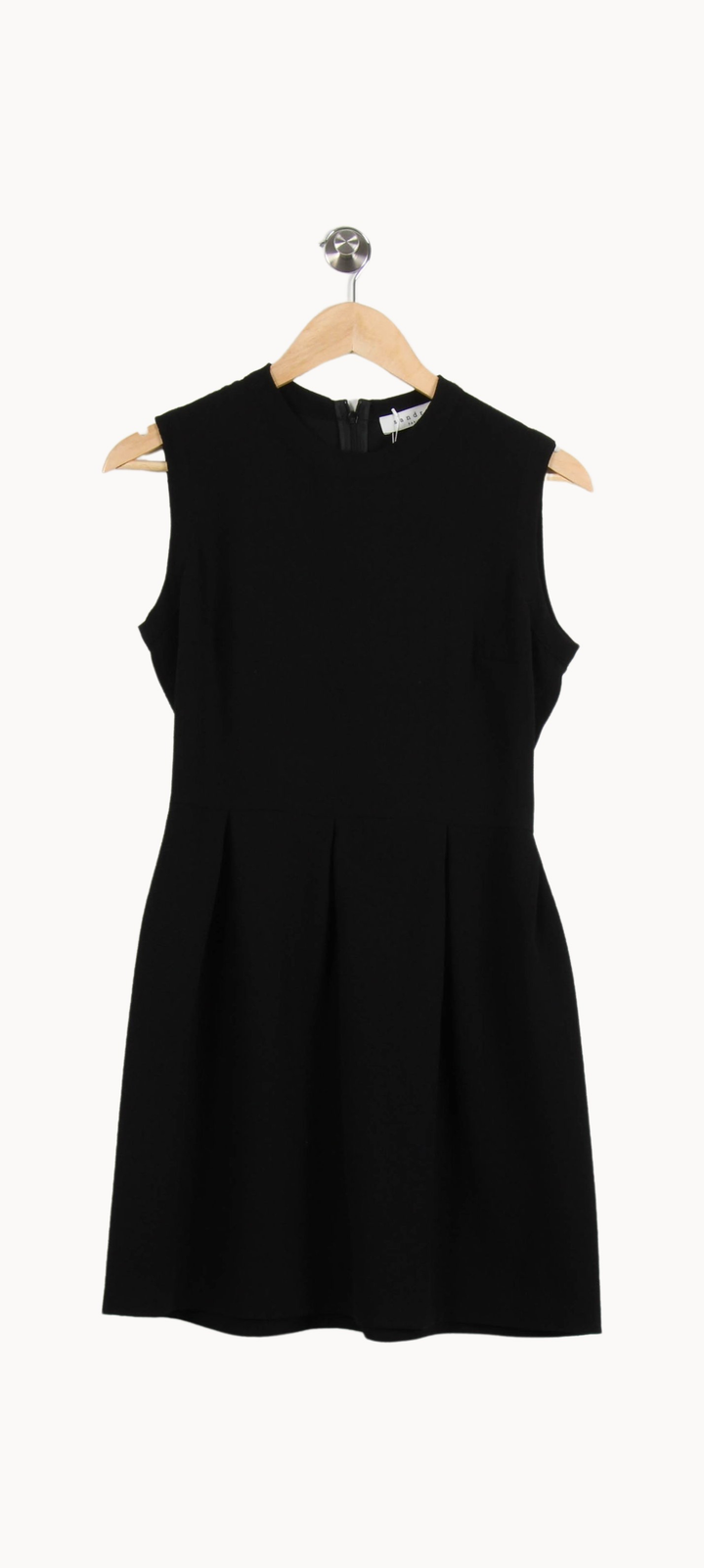 Robe Sans Manches Noire - Taille M/38 de la marque Sandro | PARAD66875 - Vendu par Paradigme - Image 2