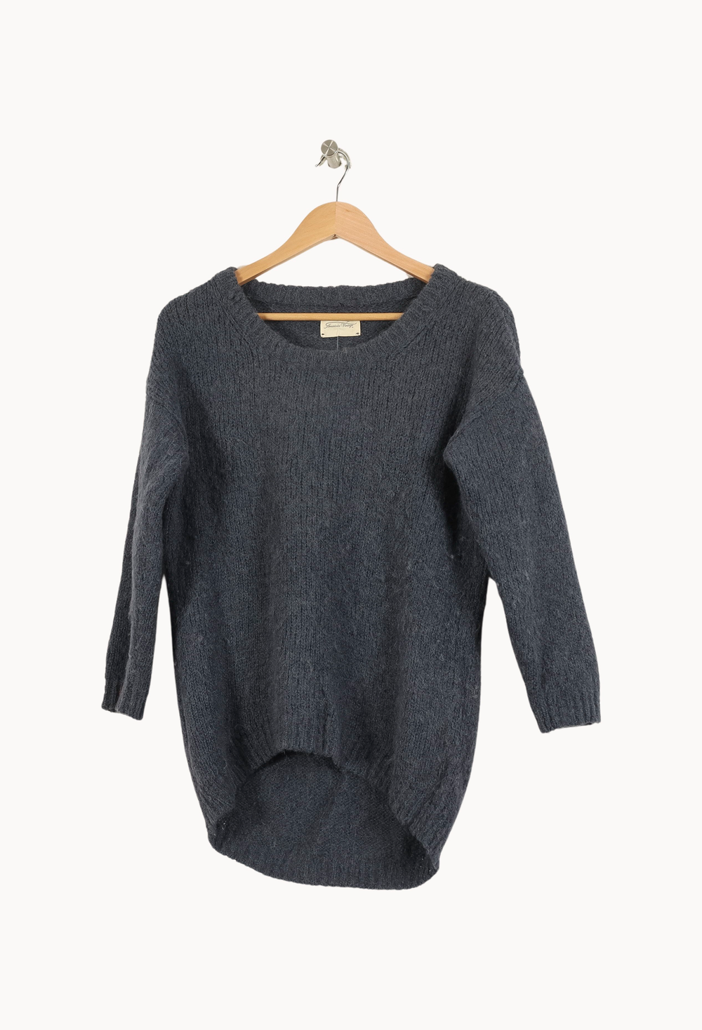Pull Bleu - Taille S/36 de la marque American Vintage | PARAD69090 - Vendu par Paradigme - Image 2