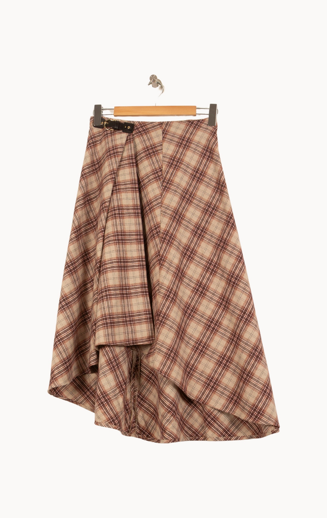 Jupe Longue Beige et Marron - Taille S/36 de la marque Maje | PARAD39562 - Vendu par Paradigme - Image 2