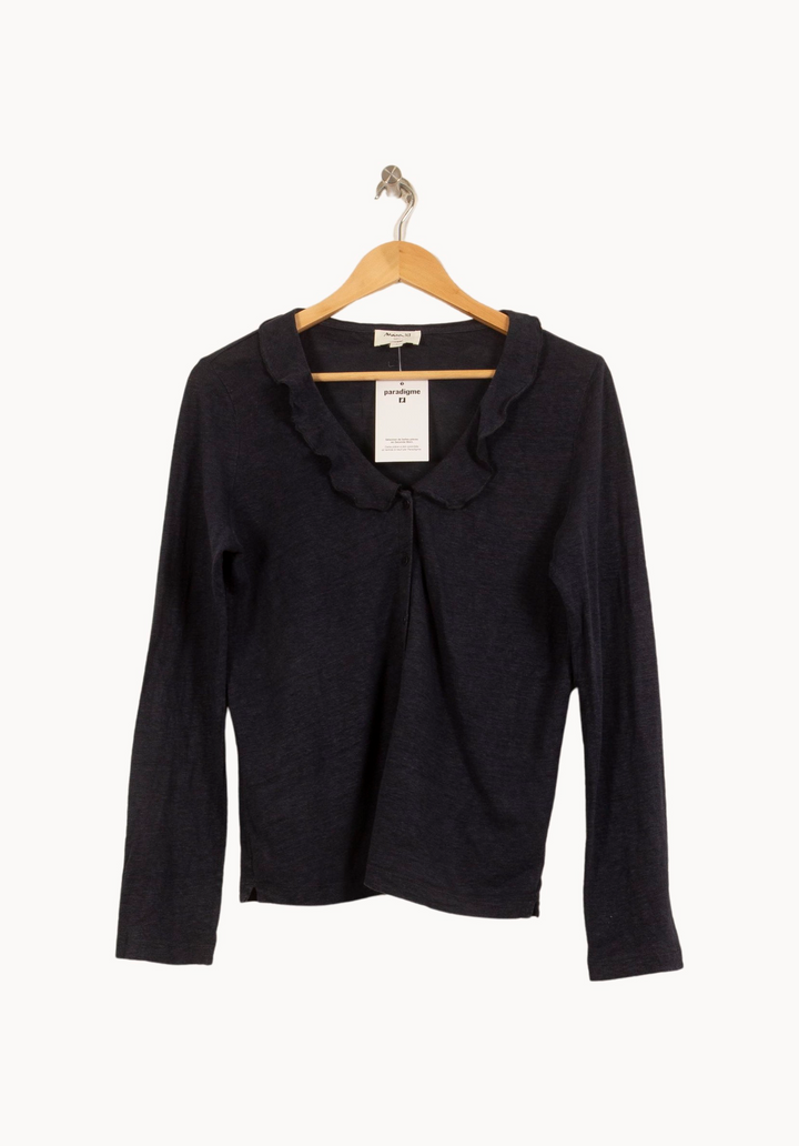 Blouse Bleue - Taille S/36 de la marque Maison 123 | PARAD64120 - Vendu par Paradigme - Image 2