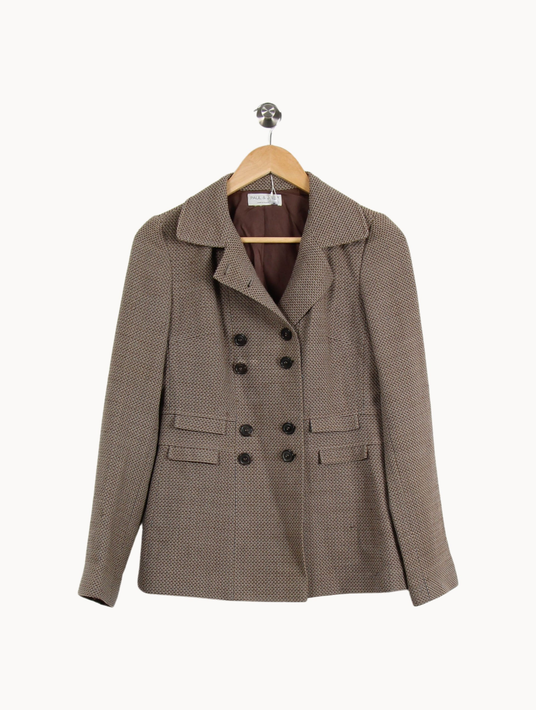 Blazer Beige - Taille M/38 de la marque Paul & Joe | PARAD66871 - Vendu par Paradigme - Image 2