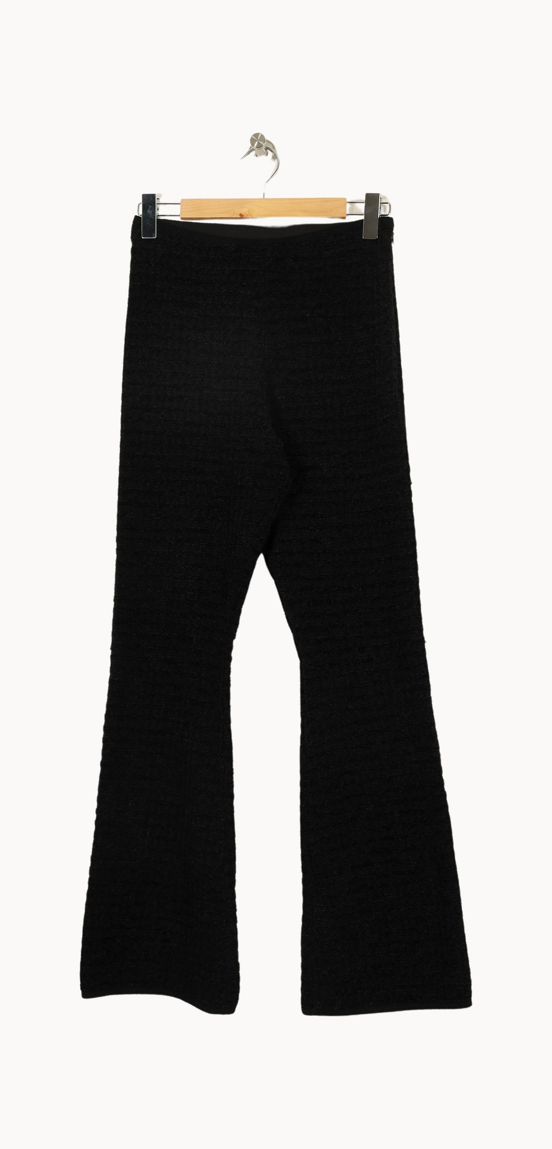 Pantalon Évasé Noir - Taille S/36 de la marque Sandro | PARAD6450 - Vendu par Paradigme - Image 2