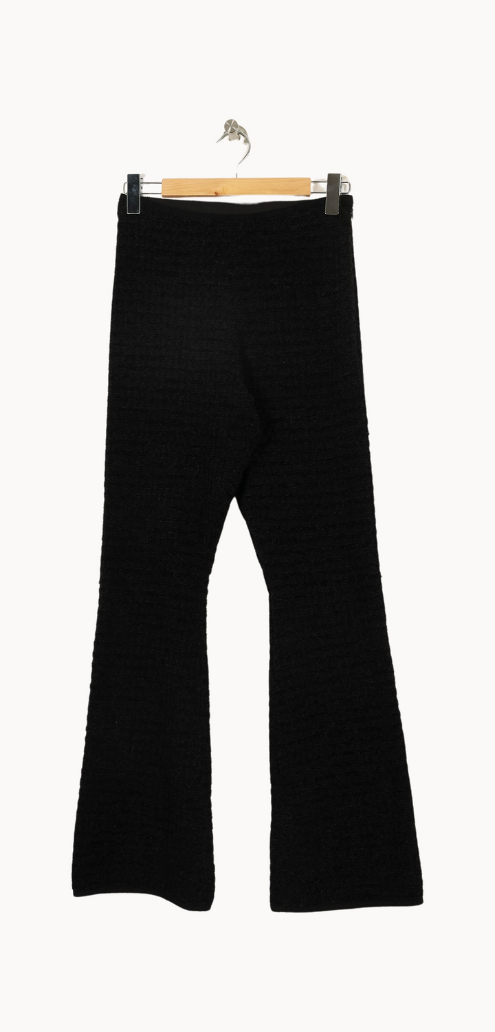Pantalon Évasé Noir - Taille S/36 de la marque Sandro | PARAD6450 - Vendu par Paradigme - Image 2