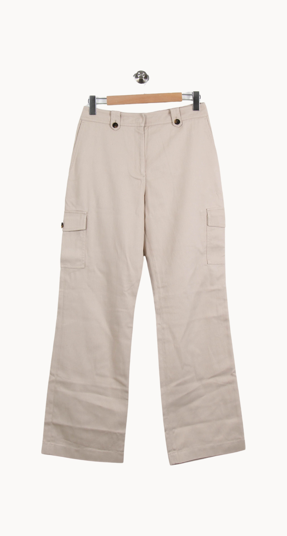 Pantalon Cargo Beige - Taille XL/42 de la marque Claudie Pierlot | PARAD66866 - Vendu par Paradigme - Image 2