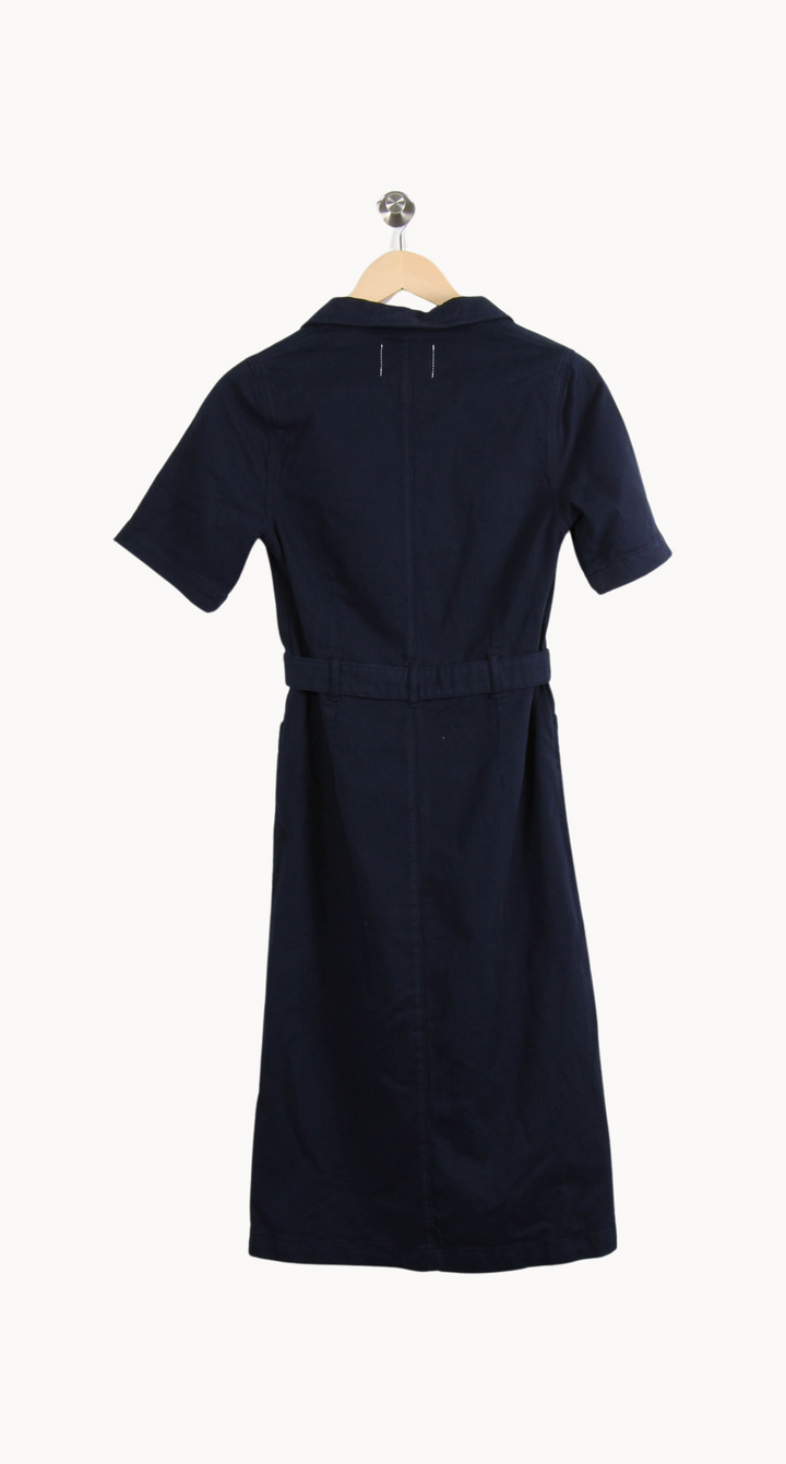 Robe Chemise Bleue - Taille M/38 de la marque Léon & Harper | PARAD39659 - Vendu par Paradigme - Image 4