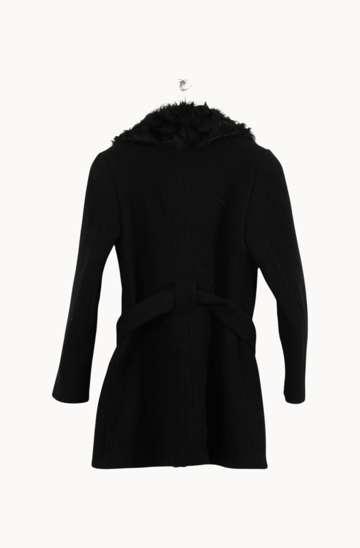 Manteau Noir - Taille S/36 de la marque Claudie Pierlot | PARAD51353 - Vendu par Paradigme - Image 4