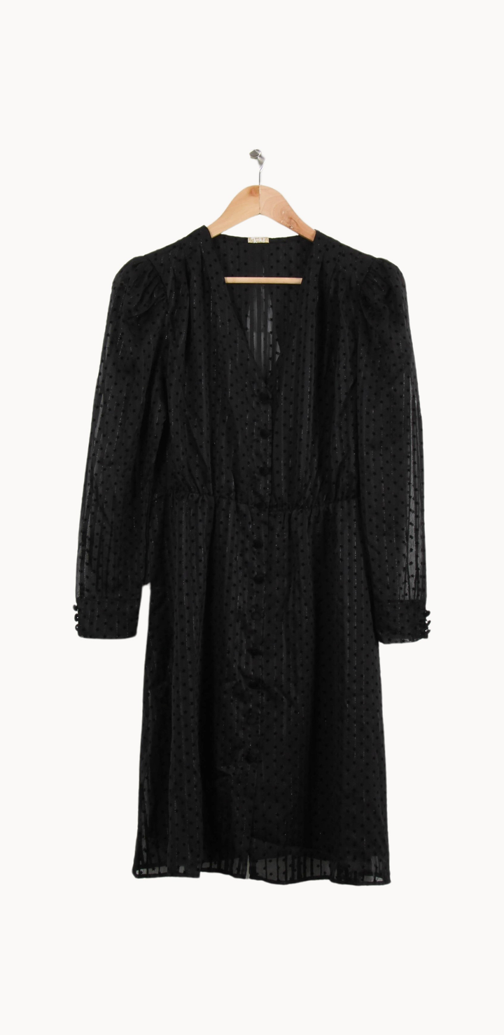 Robe à Pois Noire - Taille M/38 de la marque Karl Marc John | PARAD69381 - Vendu par Paradigme - Image 2