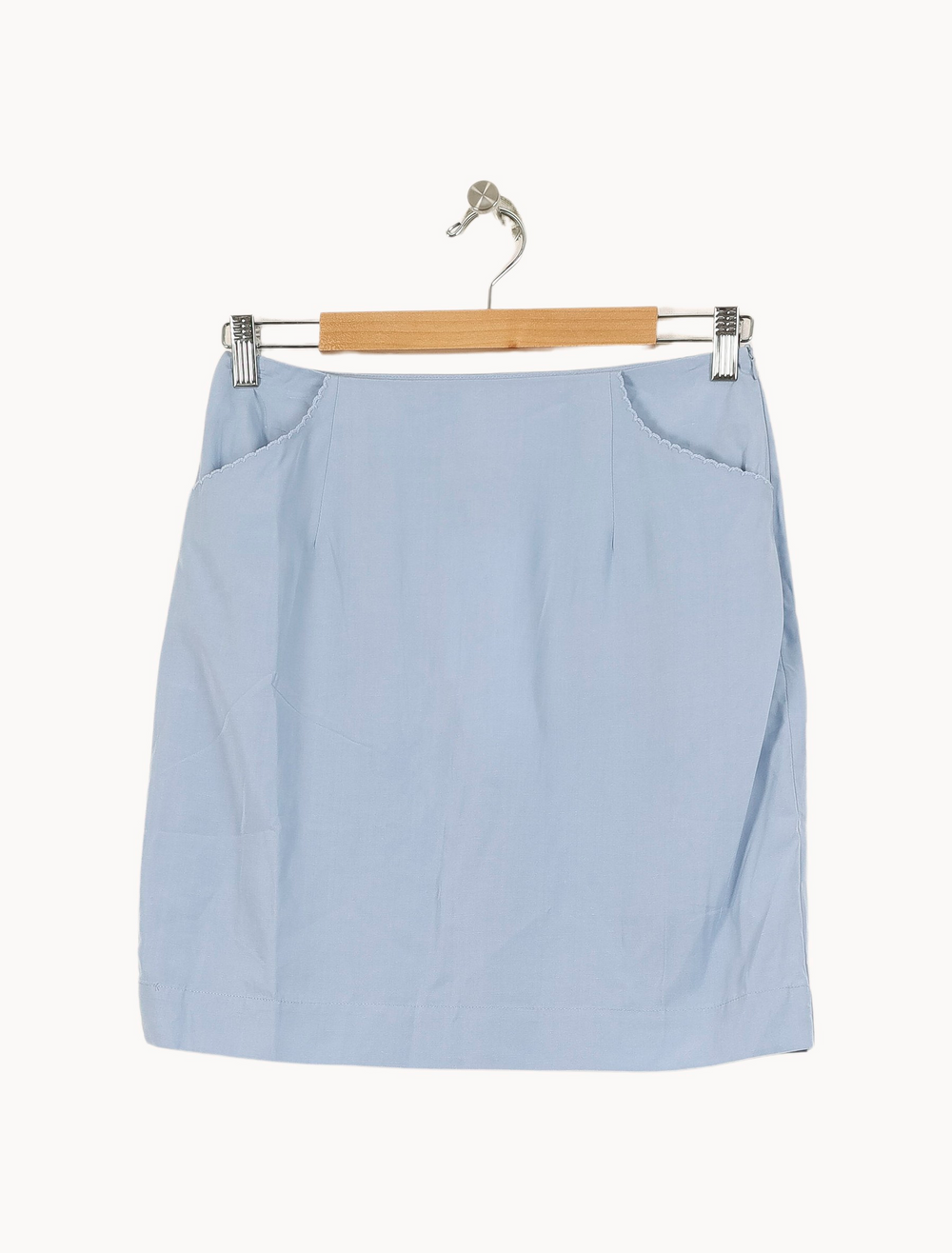 Jupe Courte Bleue - Taille M/38 de la marque Grace & Mila | PARAD66922 - Vendu par Paradigme - Image 2