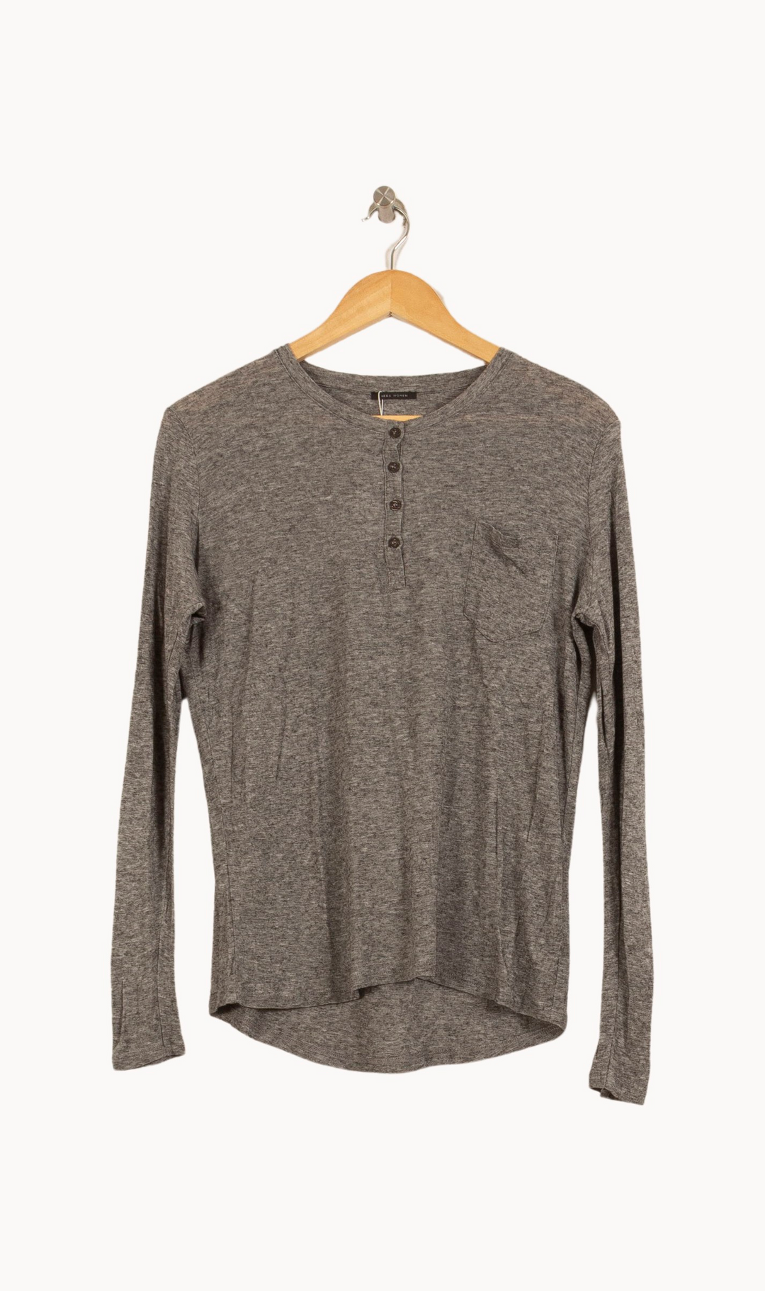 Henley Gris - Taille M/38 de la marque IKKS | PARAD65307 - Vendu par Paradigme - Image 2