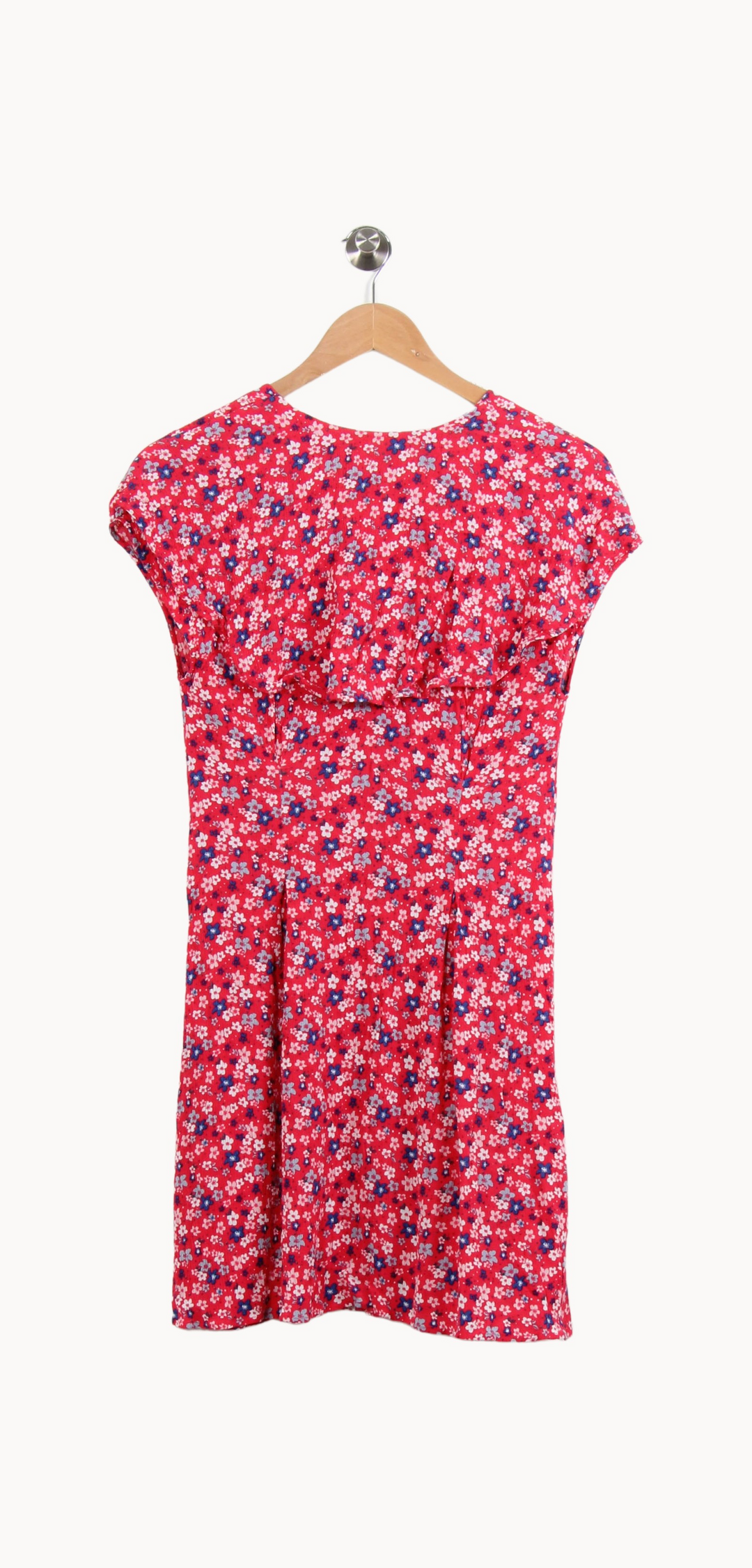 Robe Courte Rouge et Bleue - Taille M/38 de la marque Comptoir des Cotonniers | PARAD64282 - Vendu par Paradigme - Image 4