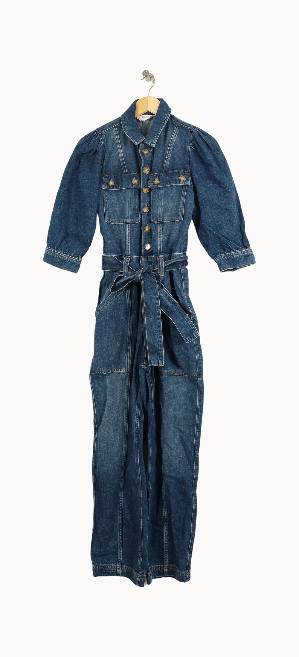 Combinaison en Jean Bleue - Taille S/36 de la marque ba&sh | PARAD50501 - Vendu par Paradigme - Image 2