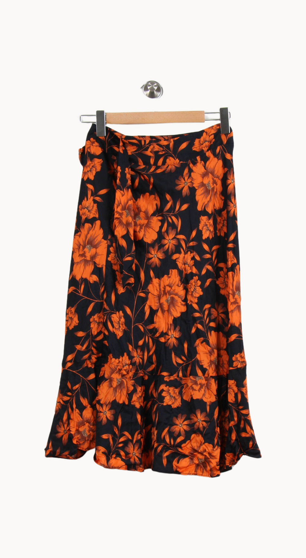 Jupe Midi Noire et Orange - Taille XS/34 de la marque Tara Jarmon | PARAD53498 - Vendu par Paradigme - Image 4