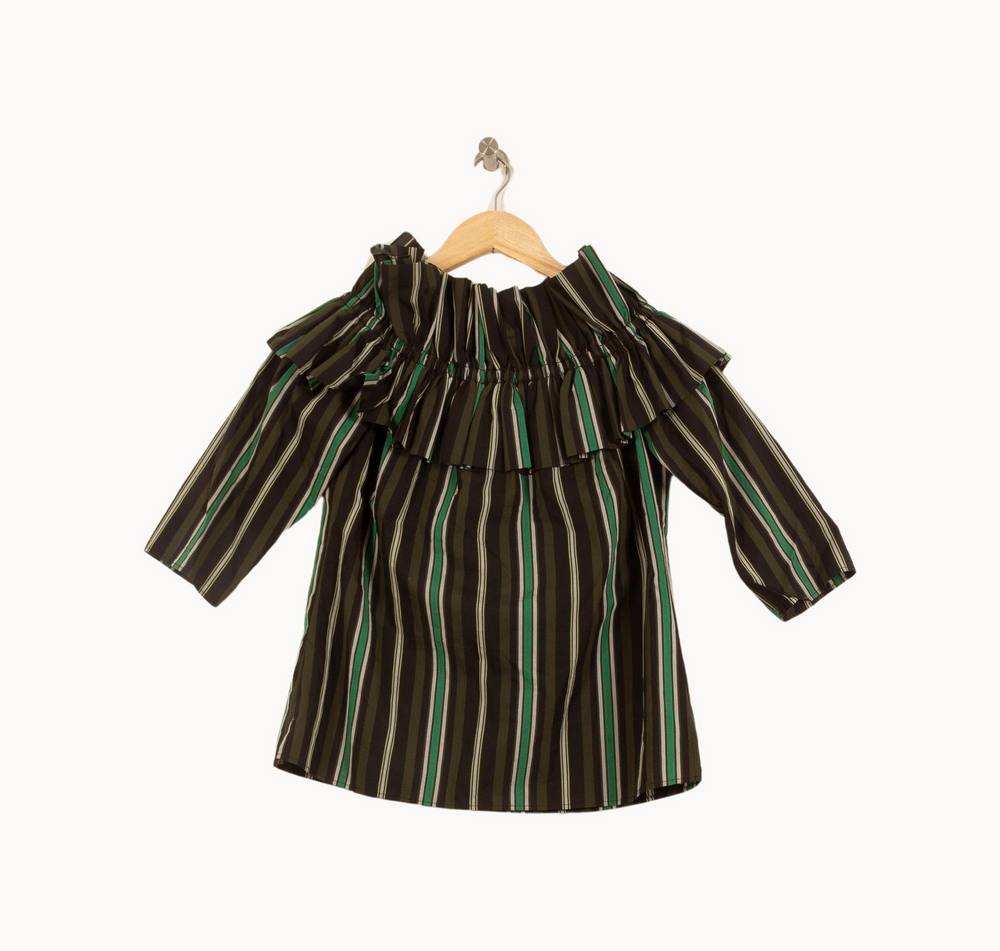 Blouse Rayée Multicolore - Taille S/36 de la marque Claudie Pierlot | PARAD64257 - Vendu par Paradigme - Image 4