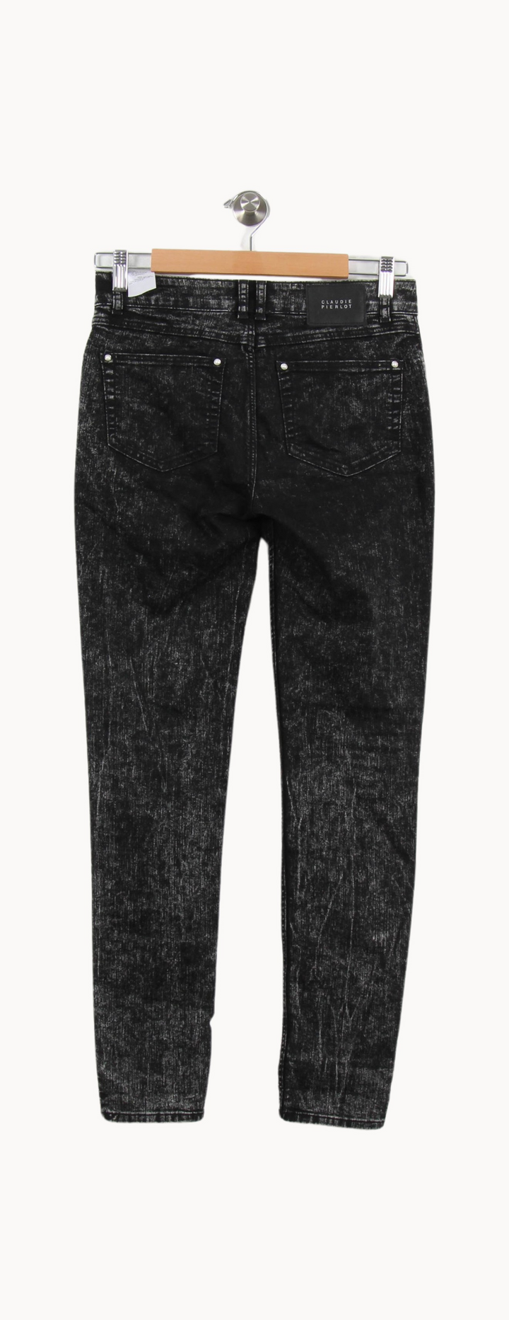 Jean Noir - Taille S/36 de la marque Claudie Pierlot | PARAD69008 - Vendu par Paradigme - Image 4
