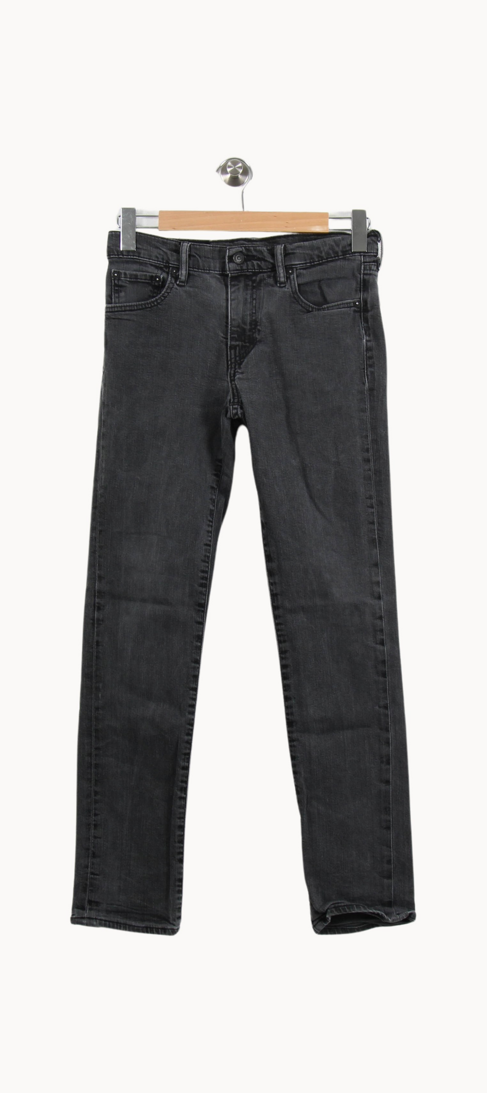 Jean Droit Gris - Taille S/36 de la marque Levi's | PARAD69007 - Vendu par Paradigme - Image 2