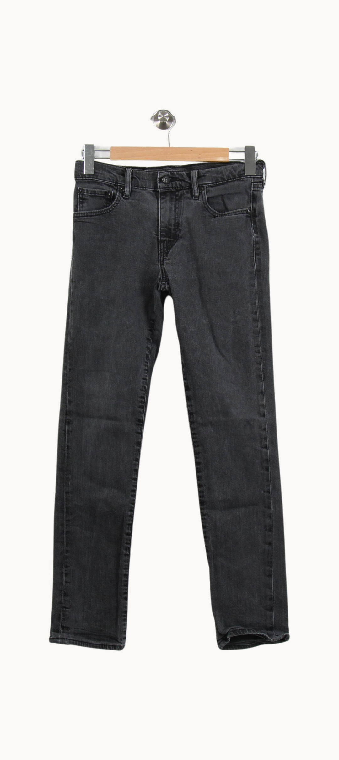 Jean Droit Gris - Taille S/36 de la marque Levi's | PARAD69007 - Vendu par Paradigme - Image 2