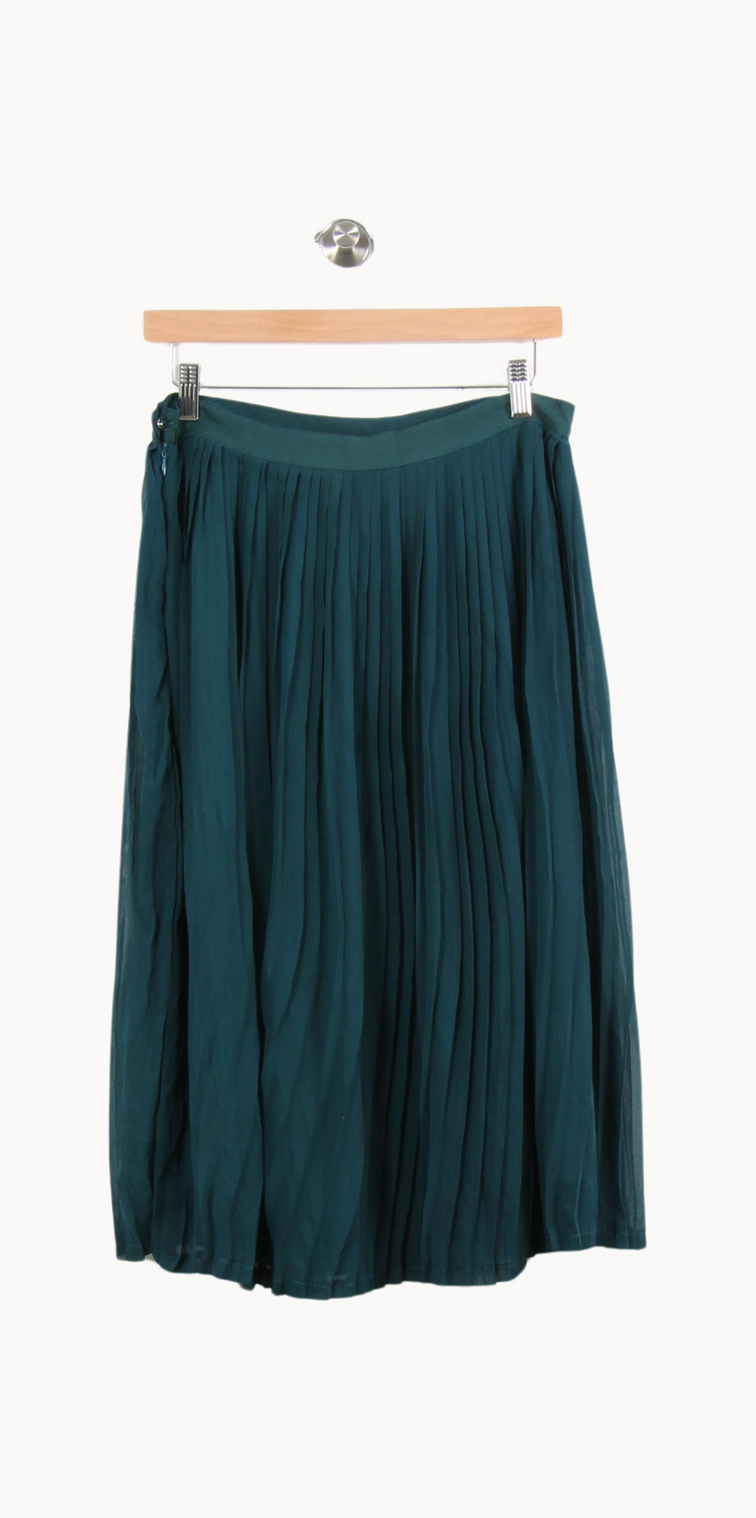 Jupe Plissée Verte - Taille L/40 de la marque Grace & Mila | PARAD64927 - Vendu par Paradigme - Image 4