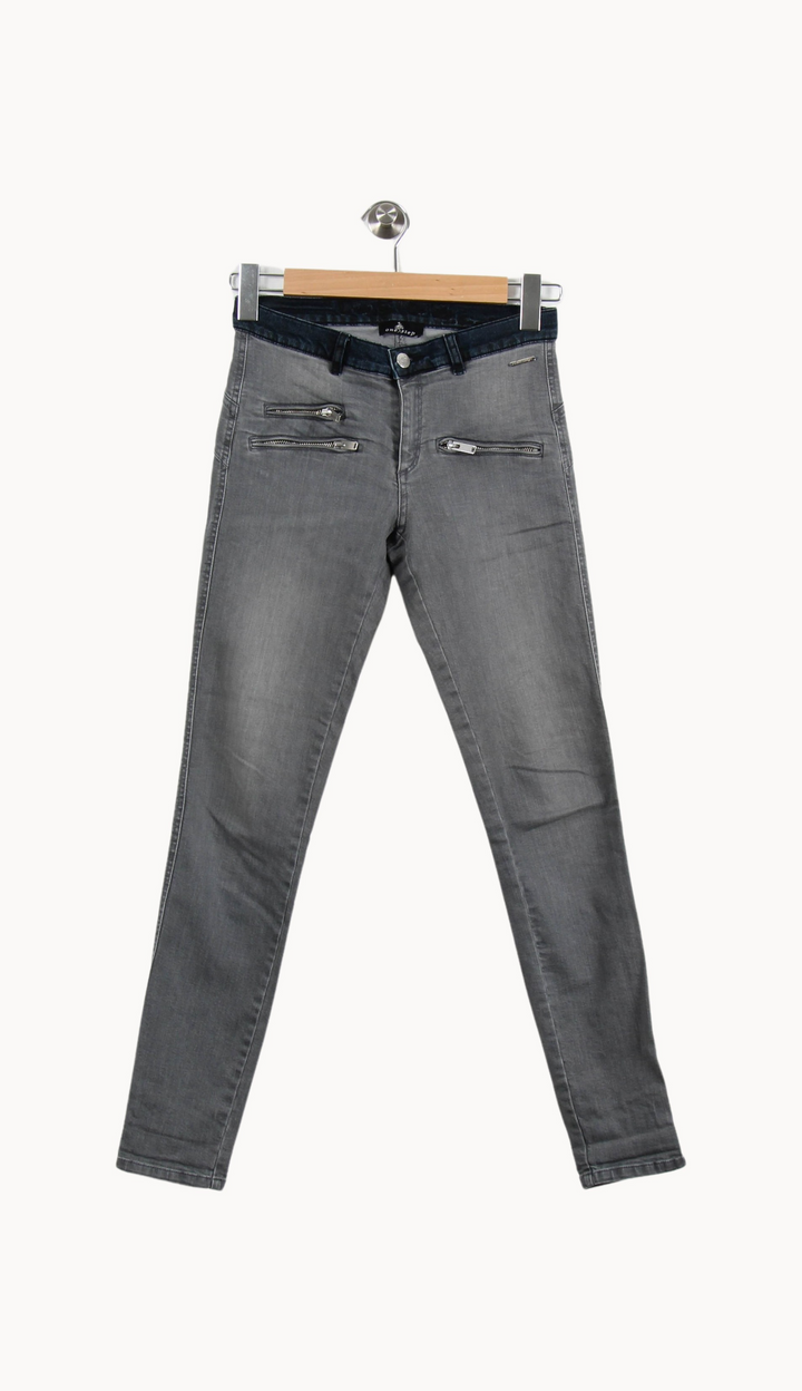 Jean Gris - Taille XS/34 de la marque One Step | PARAD69124 - Vendu par Paradigme - Image 4