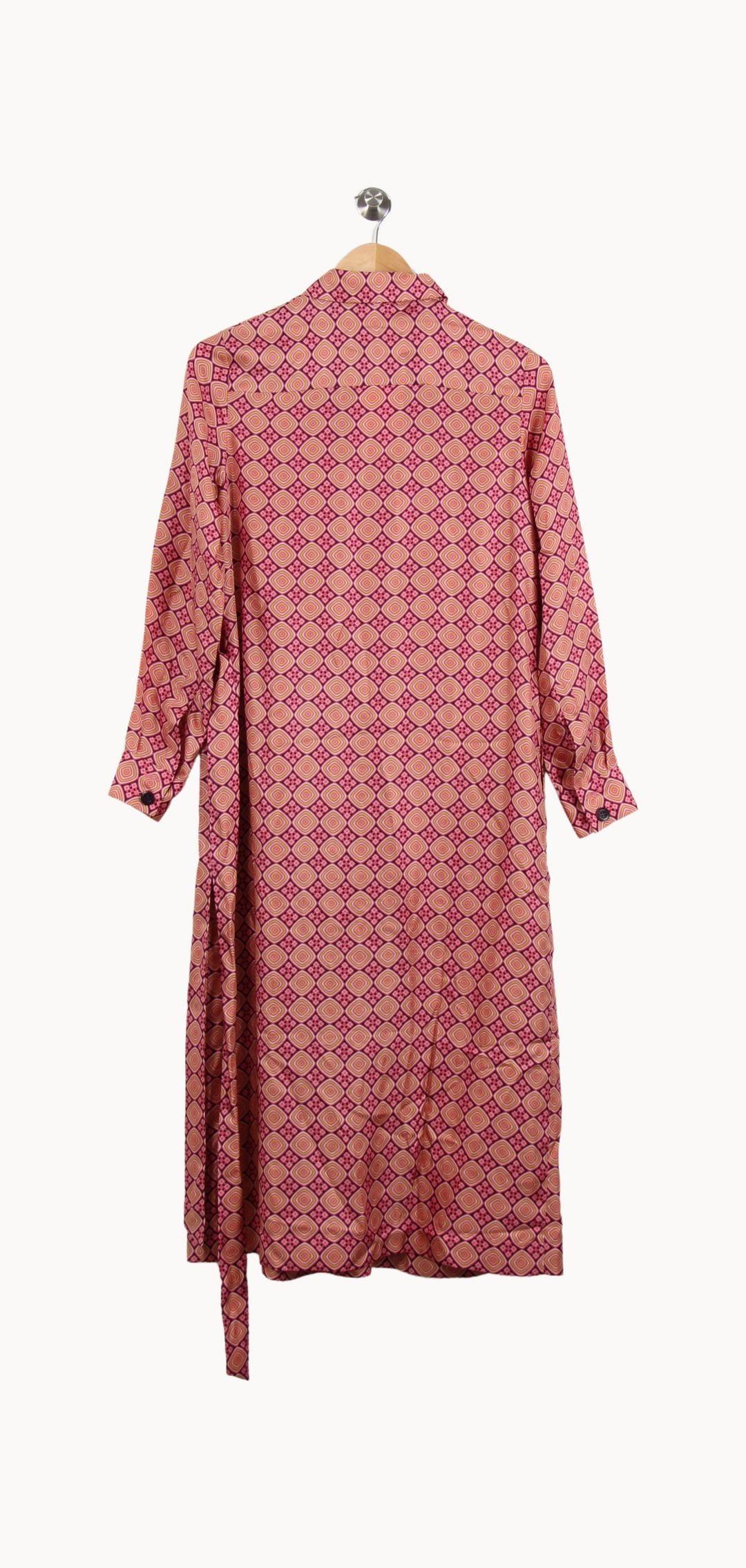 Robe Chemisier Rose et Orange - Taille XS/34 de la marque Ines de la Fressange Paris | PARAD53491 - Vendu par Paradigme - Image 4