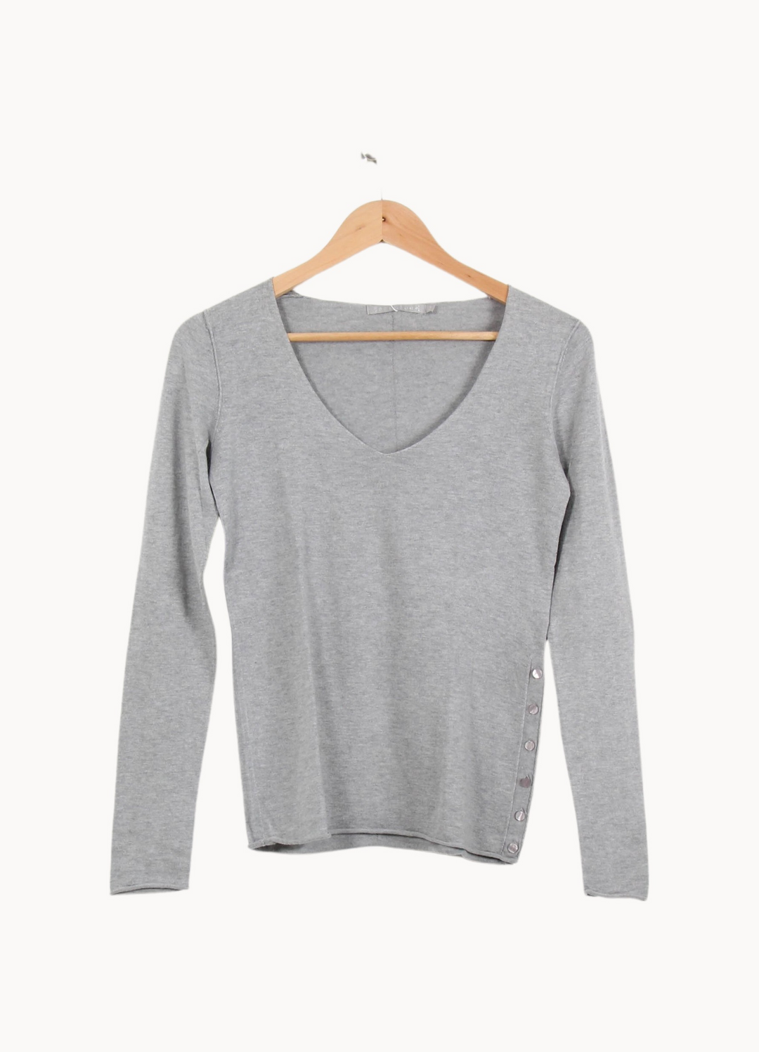 Pull Gris - Taille XS/34 de la marque Bérénice | PARAD67009 - Vendu par Paradigme - Image 2