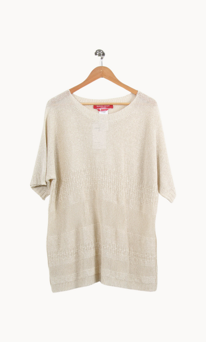 Pull Doré - Taille XL/42 de la marque Marina Rinaldi | PARAD65218 - Vendu par Paradigme - Image 2