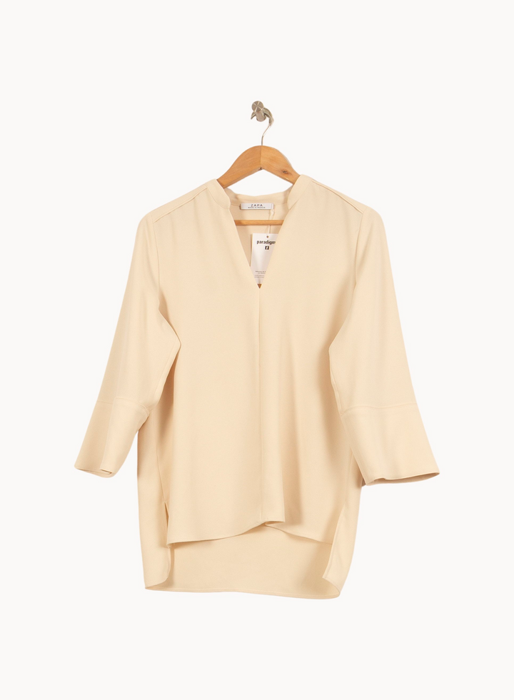 Blouse Beige - Taille XS/34 de la marque ZAPA | PARAD63786 - Vendu par Paradigme - Image 2