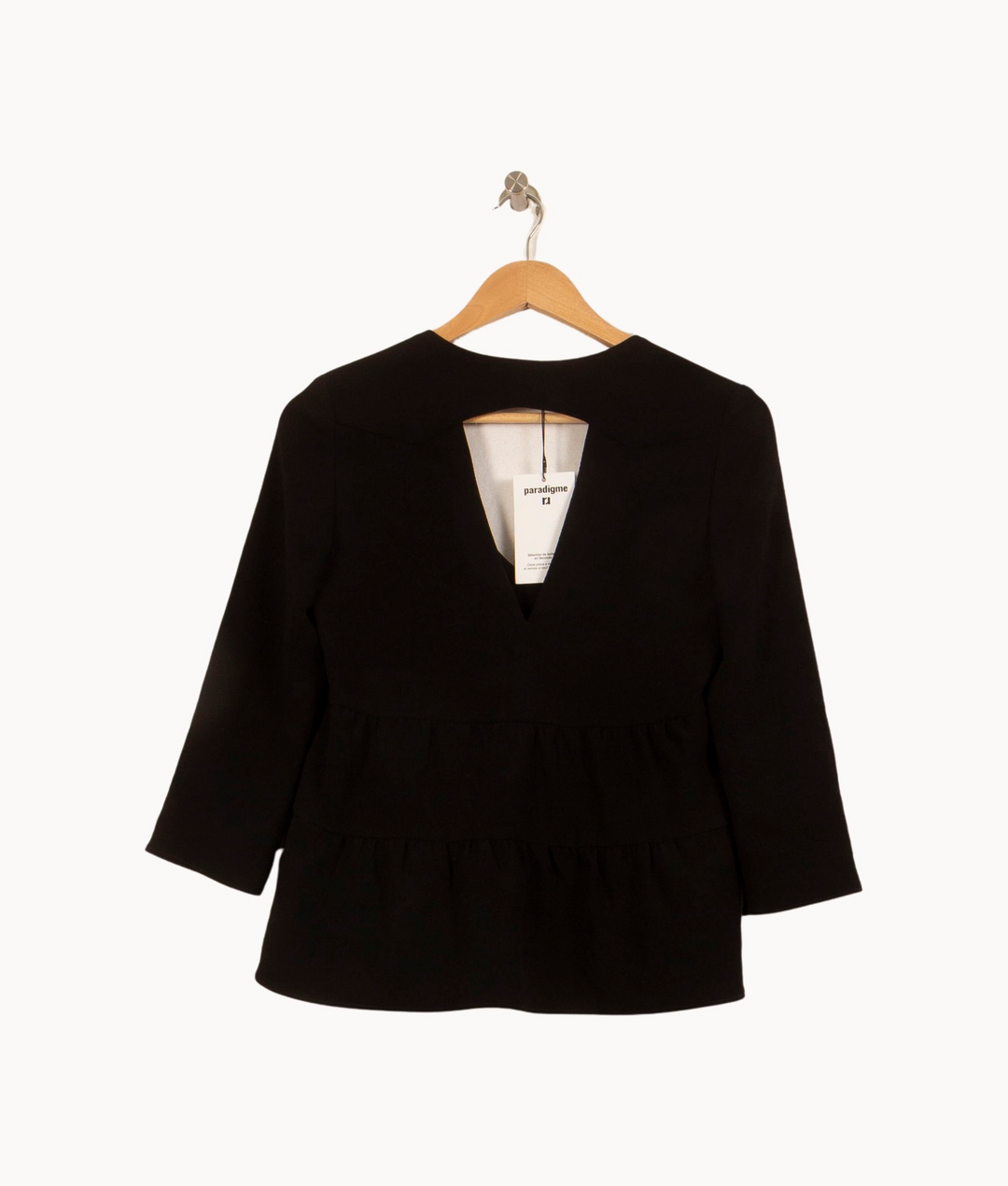 Blouse Noire - Taille XS/34 de la marque ba&sh | PARAD45013 - Vendu par Paradigme - Image 4