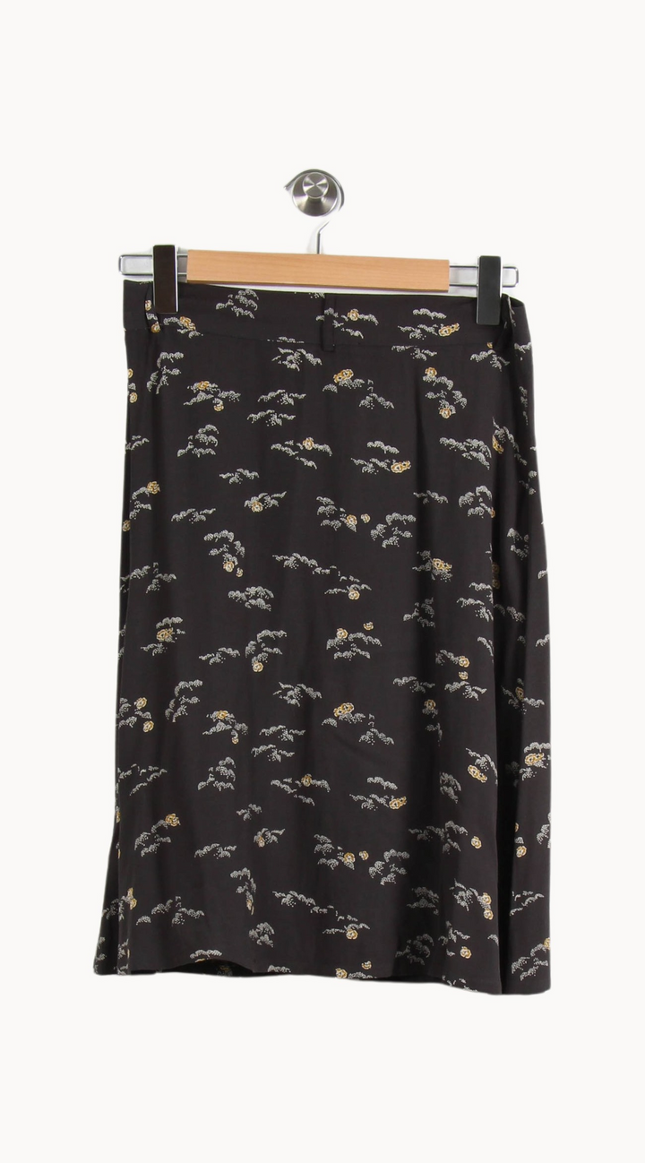Jupe Midi Noire et Jaune - Taille L/40 de la marque Sessùn | PARAD66485 - Vendu par Paradigme - Image 4