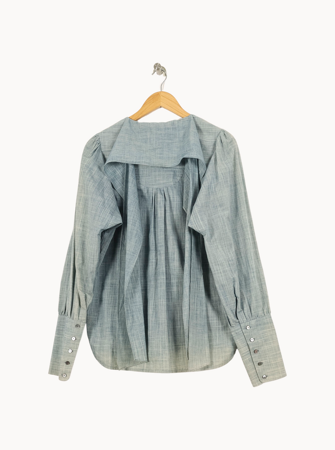 Blouse Bleue - Taille S/36 de la marque Ines de la Fressange Paris | PARAD67919 - Vendu par Paradigme - Image 4
