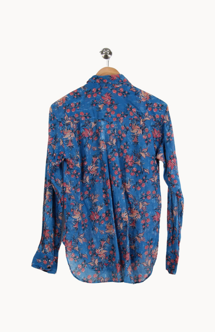 Chemise Bleu et Rouge - Taille XS/34 de la marque Isabel Marant étoile | PARAD66876 - Vendu par Paradigme - Image 4