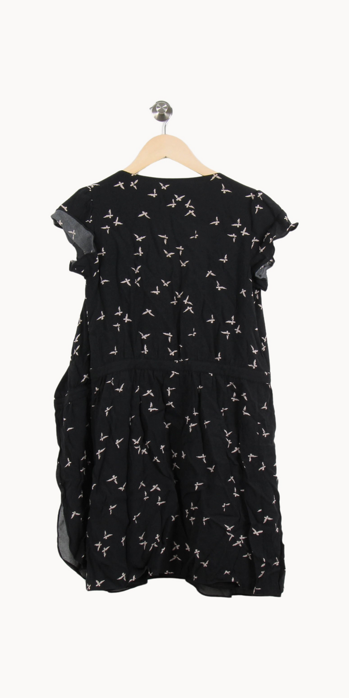 Robe noire à motifs - Taille XS/34 de la marque Comptoir des Cotonniers | PARAD42251 - Vendu par Paradigme - Image 4