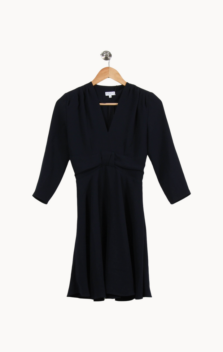 Robe Midi Bleue - Taille XS/34 de la marque Claudie Pierlot | PARAD55635 - Vendu par Paradigme - Image 2