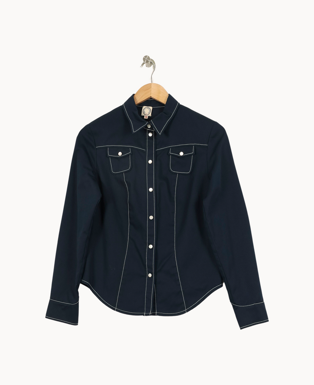 Veste Bleue - Taille S/36 de la marque Ines de la Fressange Paris | PARAD67925 - Vendu par Paradigme - Image 2