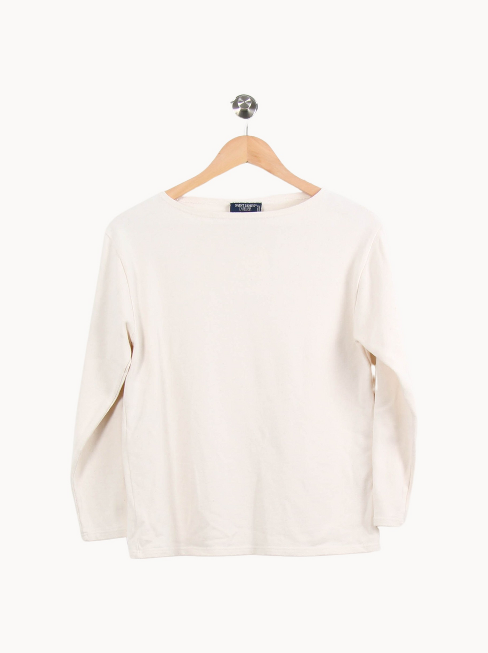 Sweatshirt Blanc - Taille M/38 de la marque Saint James | PARAD39666 - Vendu par Paradigme - Image 2