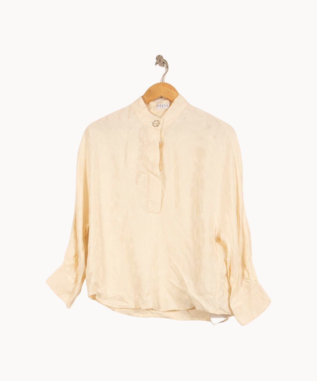 Blouse Beige - Taille S/36 de la marque Claudie Pierlot | PARAD51429 - Vendu par Paradigme - Image 2